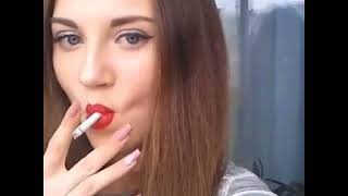 Lovely Girl Smoking