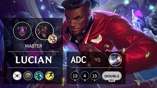 Lucian ADC vs Sona - KR Master Patch 9.12