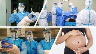 Coronavirus  woman gave birth to a healthy baby girl