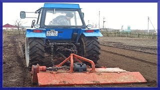ЛТЗ-60АВ Фрезеровка Почвы. Первый выезд 2015-го .