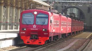 Электропоезд ЭД4М-0377 Аэроэкспресс Киевский вокзал Москвы 2.09.2017