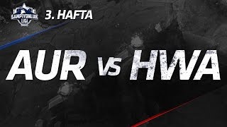 2016 Şampiyonluk Ligi Kış Mevsimi 3. Hafta – AUR vs HWA