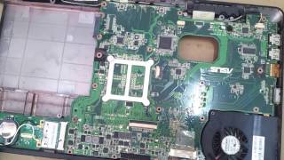 Asus A42F Disassembly and Fan Cleaning   Laptop repair