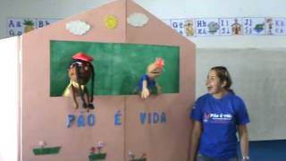 Pão é Vida - Teatro de Fantoches