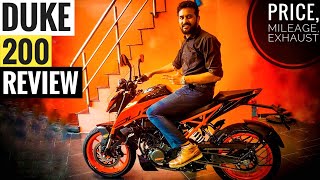 2020 KTM DUKE 200 BS6 | EXHAUST SOUND | Price | Mileage