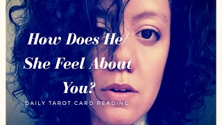 ✨LIVE✨DAILY How Does He/She Feel About You Love ? Tarot Reading  FULL MOON EDITION