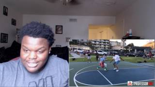 Embarrassed him in front of his girl ! Professor vs Trash Talker 1v1 for $100   EPIC beach court