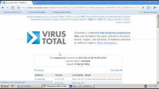 Проверить файлы на вирусы, с помощью сервиса VirusTotal