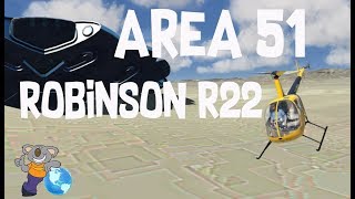 Area 51 Tour in Robinson R22 | Aerofly FS2 Helicopters