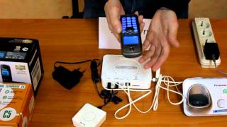 Комплект ShopCarry SIM телефон GSM DECT беспроводной