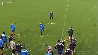 Fussballtraining- Schnelligkeitstraining mit Ringen und der richtigen Fußarbeit