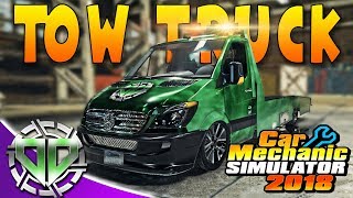 Car Mechanic Simulator 2018 : Mercedes Ben Tow Truck! (PC Let's Play)