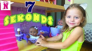 ЧЕЛЛЕНДЖ 7 СЕКУНД  от Насти ДОМИК для КУКОЛ 7 seconds Challenge from the Channel My little Nastya