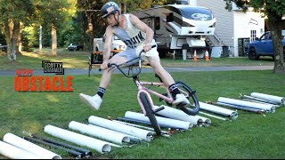 WE BUILT AN OBSTACLE WITH 48 PIPES!