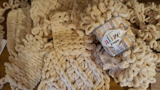 7 УЗОРОВ из пряжи Alize puffy. 7 patterns of yarn Alize puffy.