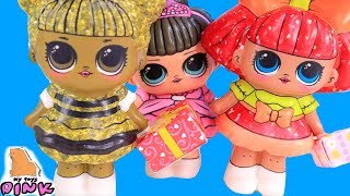 Куклы ЛОЛ СКВИШИ! Сюрприз НА СВАДЬБЕ! Мультики для Детей // Май Тойс Пинк
