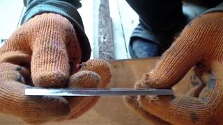 Как быстро заточить ножи электрорубанка Rebir своими руками