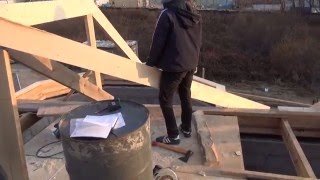 Hip roof Стропила крыши