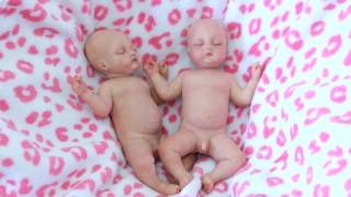 2 full body silicon baby 21cm drinks and urinates