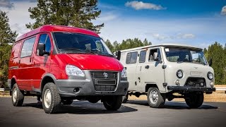 Буханка и Соболь  Они, если честно      тест драйв, обзор ГАЗ Соболь Бизнес 2217, УАЗ 3909