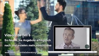 TQS - So fassen Sie Angebote nach & erzielen mehr Abschlüsse! Deutsche Vertriebsberatung
