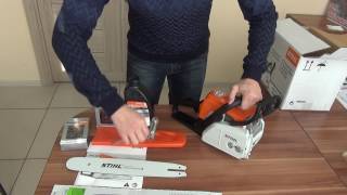Бензопила Stihl MS180 - собираем правильно