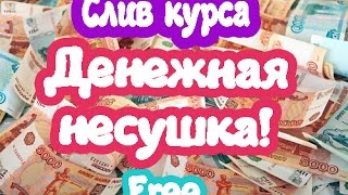 10 долларов за 20 минут. Слив курса. Денежная несушка