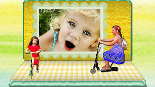 Бесплатный проект ProShow Producer 3D Pop Up Book   Внучка и её семья