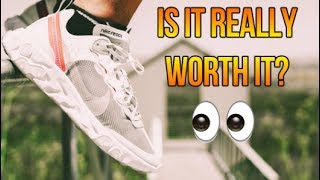 IS THE NIKE REACT ELEMENT 'SAIL' 87 REALLY WORTH IT? REVIEW + ON FEET!!!