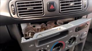 Замена ламп подсветки печки на TOYOTA Corolla e11