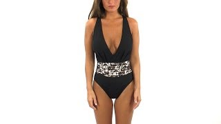 Kenneth Cole Palm Beach Instincts Crossover Mio One Piece | SwimOutlet.com
