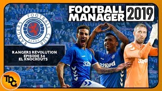 FM19 Rangers EP34 - Europa League First Knockout Stage - Football Manager 2019
