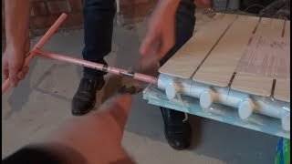 Алюминиевый радиатор отопления! КАК добавить секцию радиатора и скрутить секции! Замена батарей