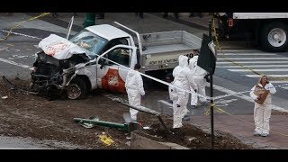 Anschlag in New York: Täter attackiert mit Kleinlaster Fußgänger und Radfahrer