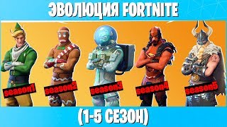 ЭВОЛЮЦИЯ ФОРТНАЙТ. КАК МЕНЯЛСЯ FORTNITE? (1-5 СЕЗОН)
