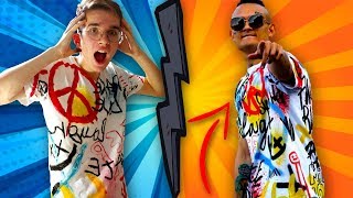 ПОВТОРИЛ МЕРЧ МОРГЕНШТЕРНА⁉️?//rules4fuck, morgenshtern DIY делаем мерч блоггеров// Левченя