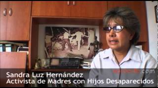 Sandra Luz Hernández, activista de Madres con Hijos Desaparecidos
