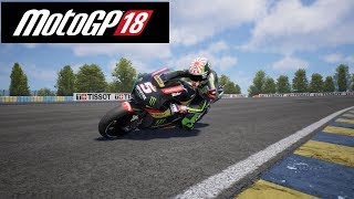MotoGP 18 | FrenchGP | Johann Zarco | Pedrosa Crash | PC GAMEPLAY
