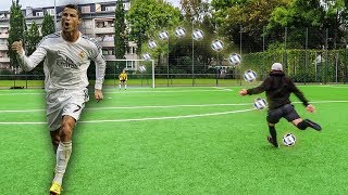 CRISTIANO RONALDO FUßBALL CHALLENGE ! (+BESTRAFUNG)