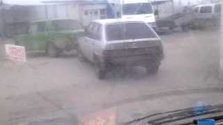 В Евпатории перекрыт въезд на рынок Привоз