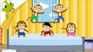 Five little monkeys nursery rhyme