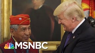 President Donald Trump Calls Elizabeth Warren "Pocahontas" At Native American Event | All In | MSNBC
