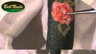 Curso Uñas Diseño 3D con Acrilico forma de Rosa BellNails