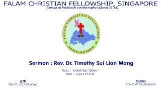 Rev  Dr  Timothy Sui Lian Mang May 07, 2017