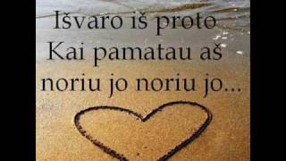 Gerda - Noriu jo ( lyrics)