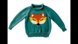 Детский Пуловер Спицами - 2019 / Children's Pullover / Kinder Pullover