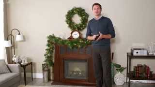 Classic Glittery Gold 9 ft. Garland with Berries and Pine Cones - Product Review Video