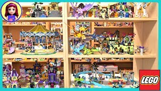How I display my Lego sets - Updated shelf tour and storage for sorted Lego and minidolls