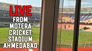 Live From Ahmedabad Motera Cricket Stadium Gujrat | Motera Cricket Stadium Ready To Host Matches