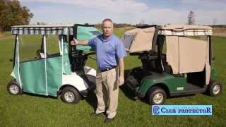 Retractable Roller Golf Cart Enclosure